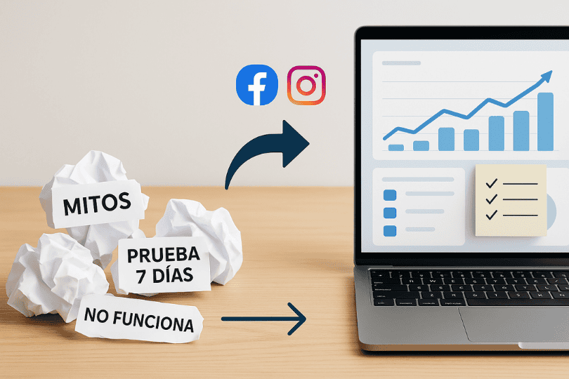 Transición de un enfoque caótico lleno de mitos a una estrategia clara y ordenada en Facebook e Instagram Ads