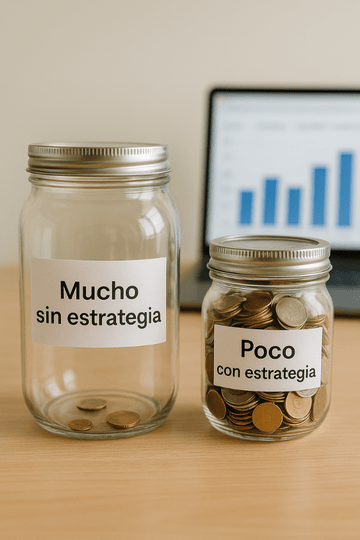 Comparación entre un gran presupuesto mal usado y un presupuesto pequeño con estrategia en campañas de Facebook Ads